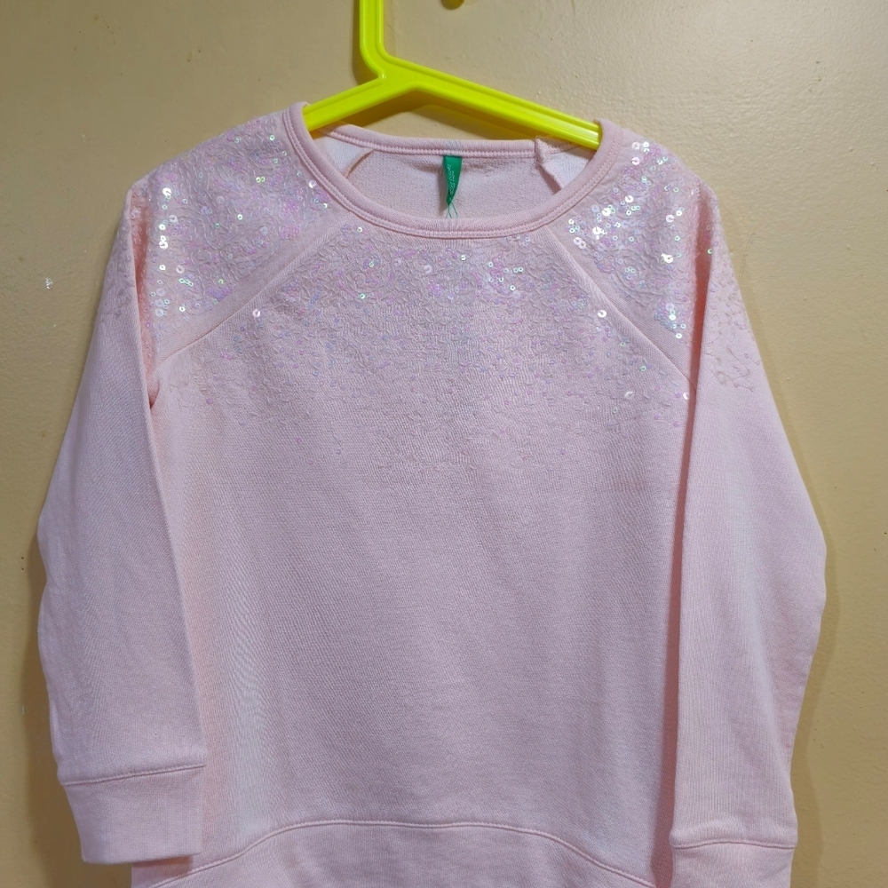 Pink Sequin Kids Top